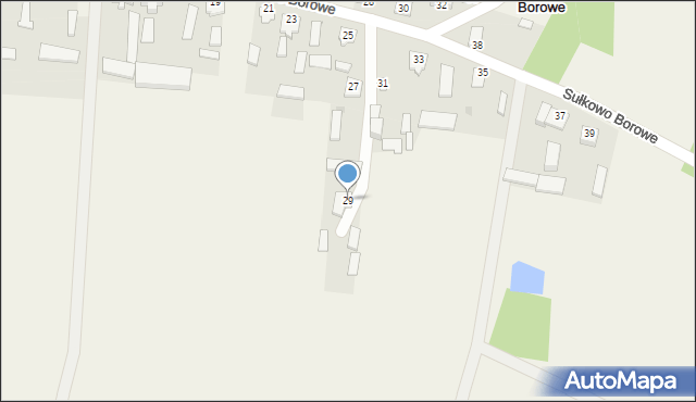Sułkowo Borowe, Sułkowo Borowe, 29, mapa Sułkowo Borowe