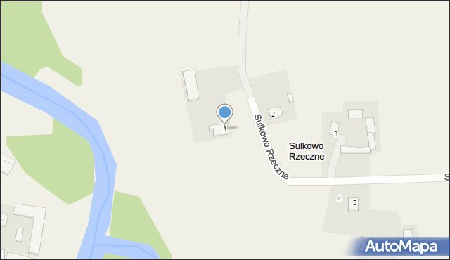 Sulkowo Rzeczne, Sulkowo Rzeczne, 1, mapa Sulkowo Rzeczne