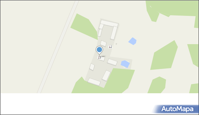 Sulkowo Rzeczne, Sulkowo Rzeczne, 13, mapa Sulkowo Rzeczne