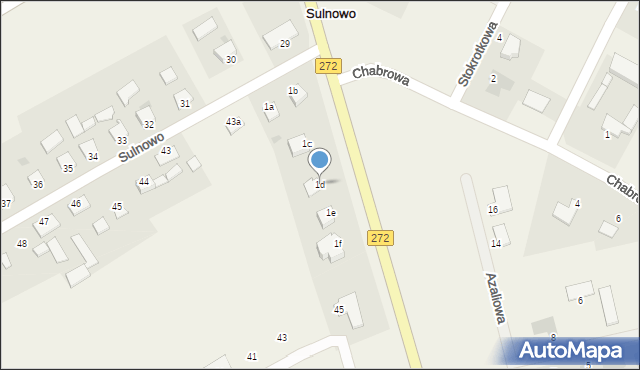 Sulnowo, Sulnowo, 1d, mapa Sulnowo