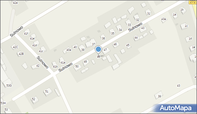 Sulnowo, Sulnowo, 48, mapa Sulnowo