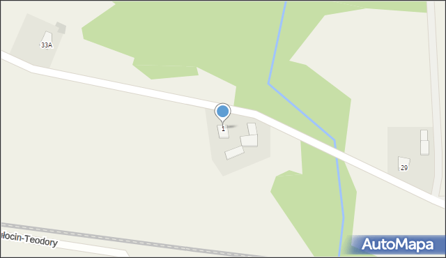 Sułocin-Teodory, Sułocin-Teodory, 1, mapa Sułocin-Teodory