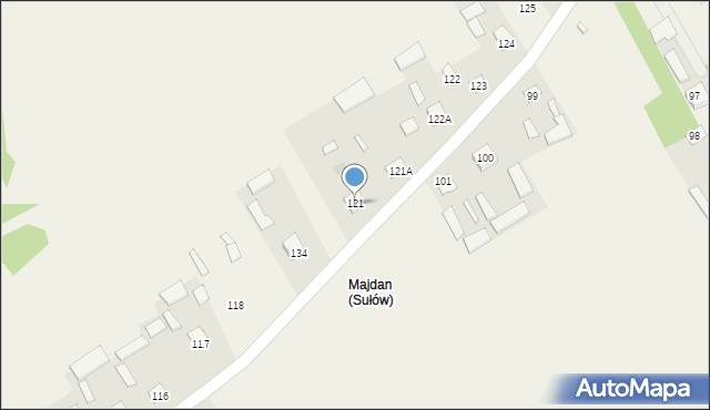 Sułów, Sułów, 121, mapa Sułów