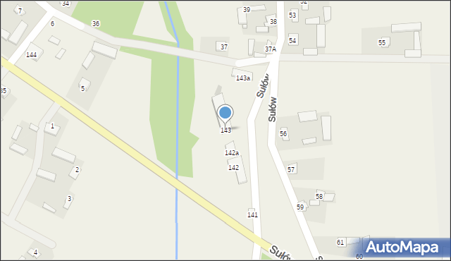 Sułów, Sułów, 143, mapa Sułów