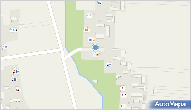 Sulów, Sulów, 105, mapa Sulów