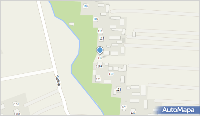 Sulów, Sulów, 117, mapa Sulów