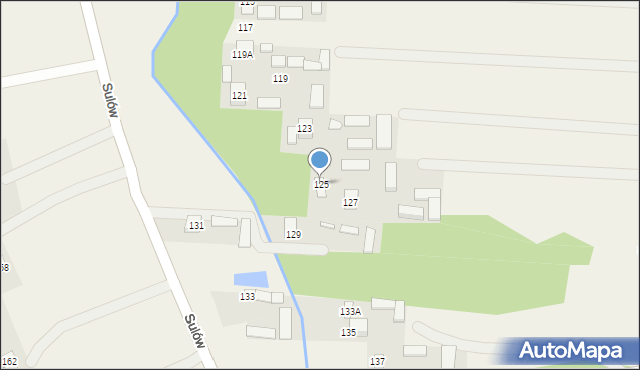 Sulów, Sulów, 125, mapa Sulów