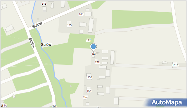 Sulów, Sulów, 149, mapa Sulów