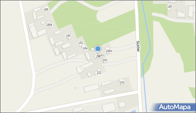 Sulów, Sulów, 198, mapa Sulów