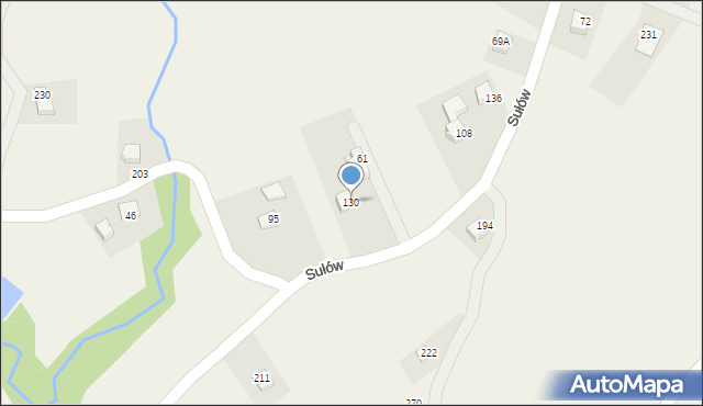 Sułów, Sułów, 130, mapa Sułów