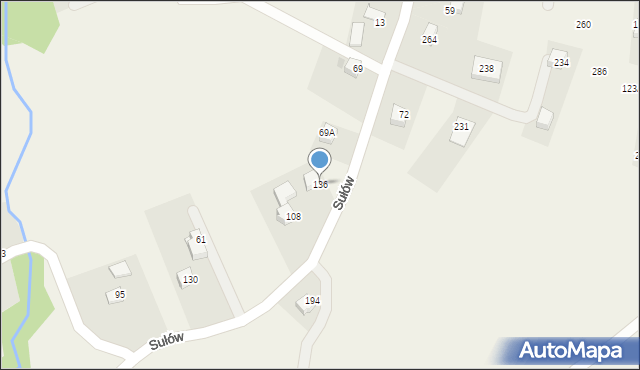 Sułów, Sułów, 136, mapa Sułów