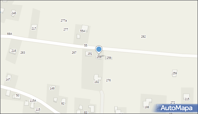 Sułów, Sułów, 209, mapa Sułów