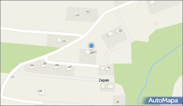 Sułów, Sułów, 245, mapa Sułów