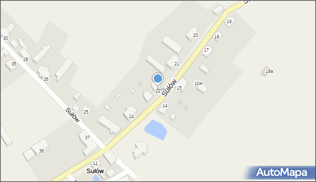 Sułów, Sułów, 22, mapa Sułów