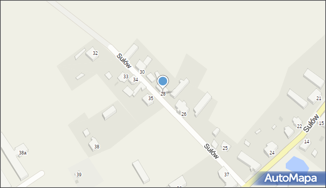 Sułów, Sułów, 28, mapa Sułów