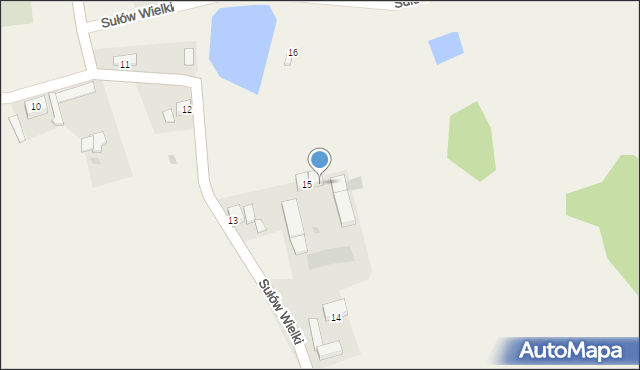Sułów Wielki, Sułów Wielki, 15A, mapa Sułów Wielki