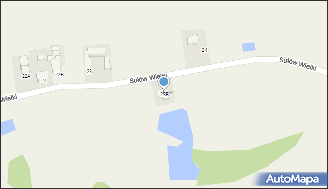 Sułów Wielki, Sułów Wielki, 23B, mapa Sułów Wielki
