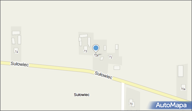 Sułowiec, Sułowiec, 72a, mapa Sułowiec