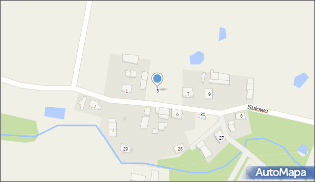 Sułowo, Sułowo, 5, mapa Sułowo