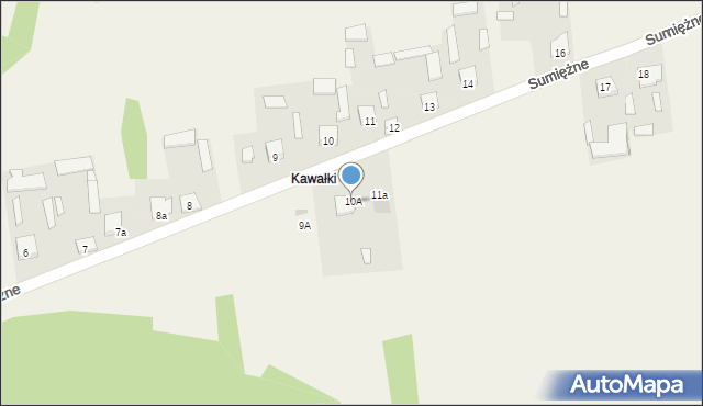 Sumiężne, Sumiężne, 10A, mapa Sumiężne