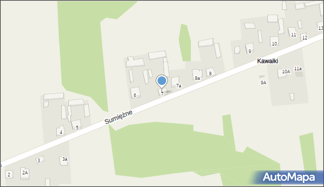 Sumiężne, Sumiężne, 7, mapa Sumiężne
