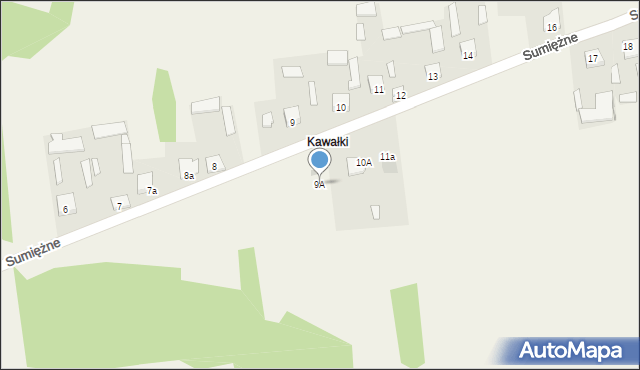 Sumiężne, Sumiężne, 9A, mapa Sumiężne