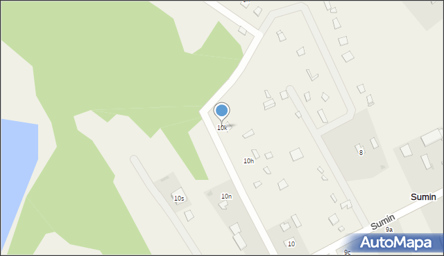 Sumin, Sumin, 10k, mapa Sumin