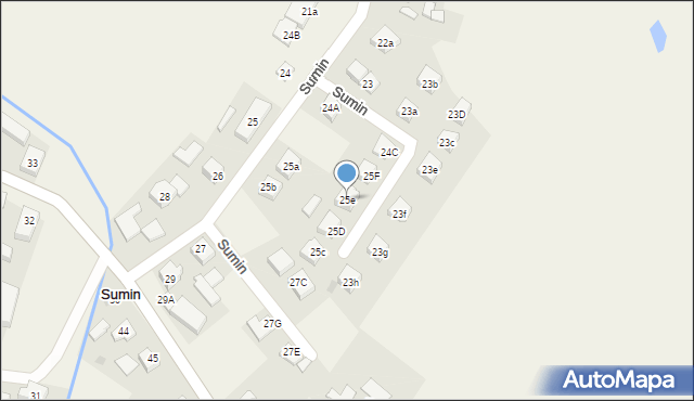 Sumin, Sumin, 25e, mapa Sumin