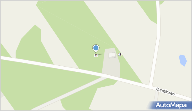 Surażkowo, Surażkowo, 33, mapa Surażkowo