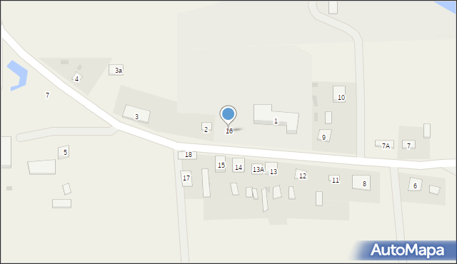 Surhów-Kolonia, Surhów-Kolonia, 16, mapa Surhów-Kolonia