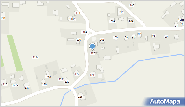 Surochów, Surochów, 120, mapa Surochów