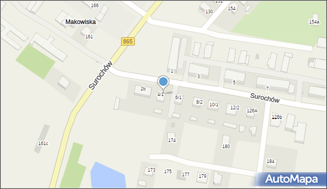 Surochów, Surochów, 4/2, mapa Surochów