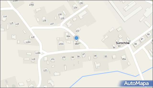 Surochów, Surochów, 98A, mapa Surochów