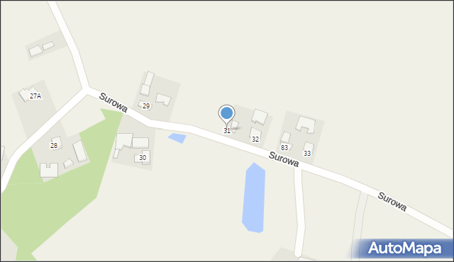 Surowa, Surowa, 31, mapa Surowa