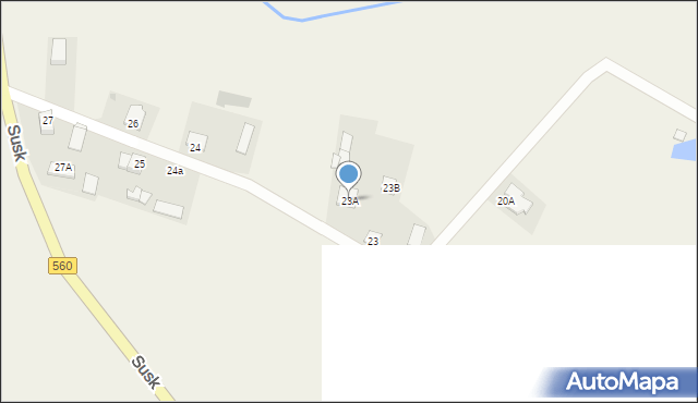 Susk, Susk, 23A, mapa Susk