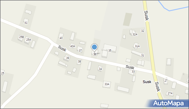 Susk, Susk, 36, mapa Susk