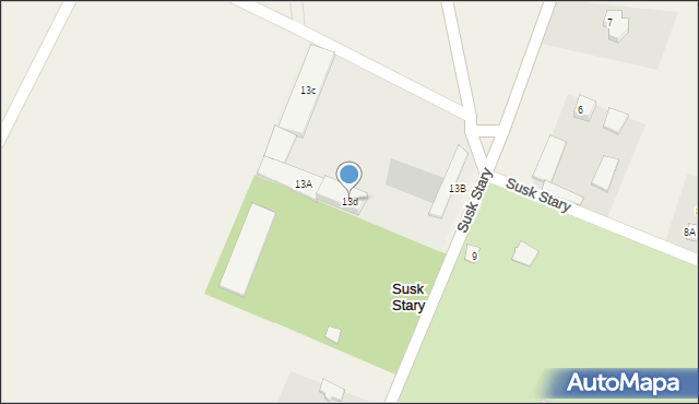 Susk Stary, Susk Stary, 13d, mapa Susk Stary