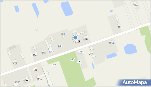 Suskowola, Suskowola, 184B, mapa Suskowola