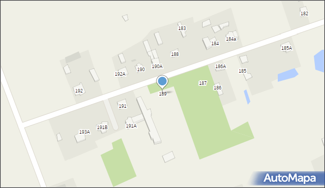 Suskowola, Suskowola, 189, mapa Suskowola