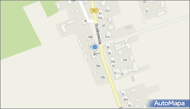 Suskowola, Suskowola, 39C, mapa Suskowola