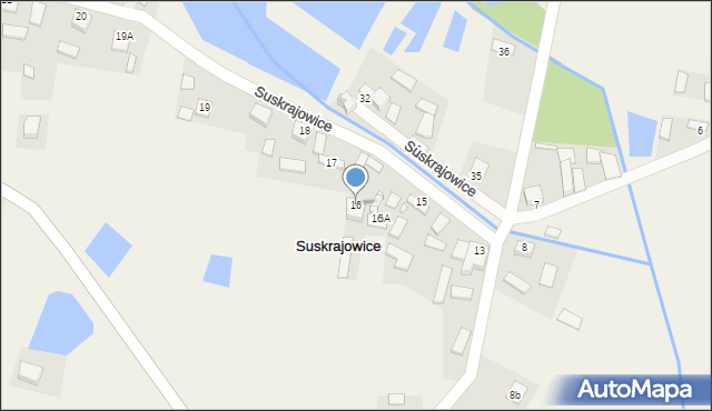 Suskrajowice, Suskrajowice, 16, mapa Suskrajowice