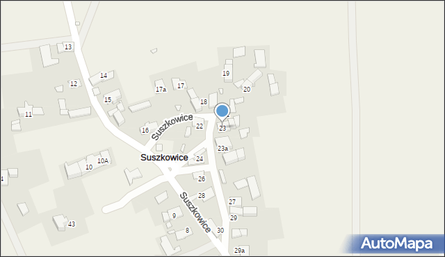 Suszkowice, Suszkowice, 23, mapa Suszkowice