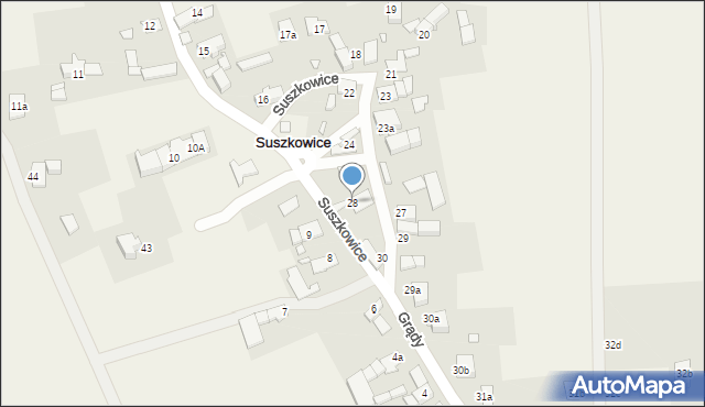 Suszkowice, Suszkowice, 28, mapa Suszkowice