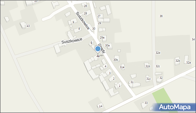 Suszkowice, Suszkowice, 4a, mapa Suszkowice