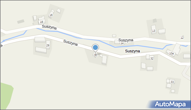 Suszyna, Suszyna, 30, mapa Suszyna