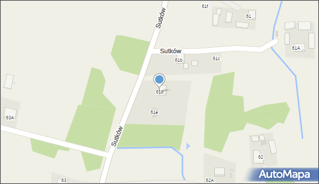 Sutków, Sutków, 61d, mapa Sutków