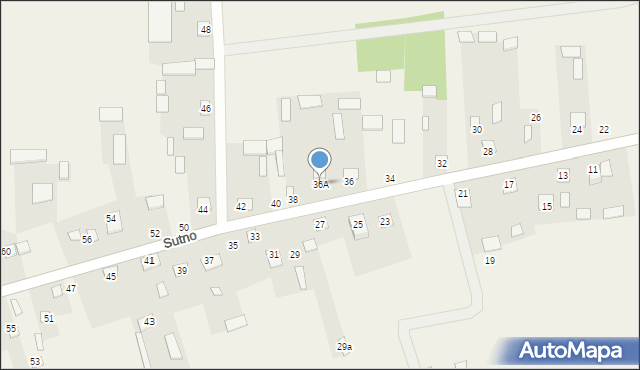 Sutno, Sutno, 36A, mapa Sutno