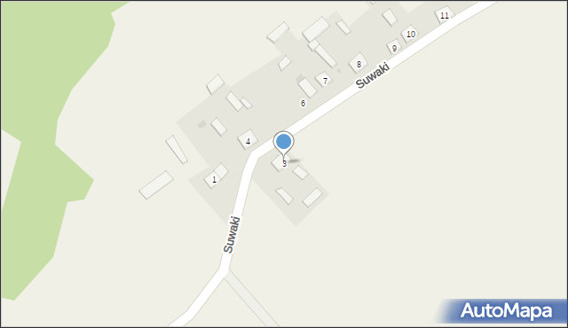 Suwaki, Suwaki, 3, mapa Suwaki