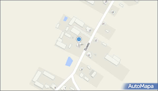 Suwin, Suwin, 11, mapa Suwin