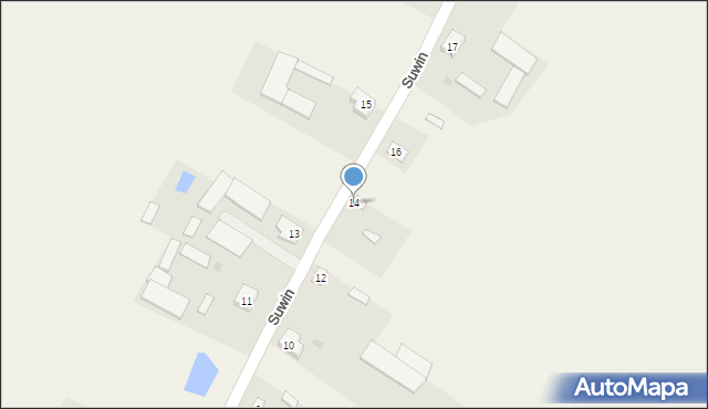 Suwin, Suwin, 14, mapa Suwin